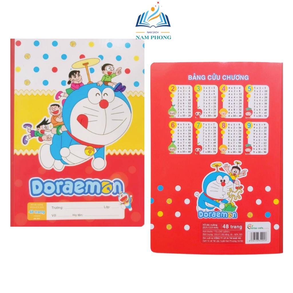 Vở ô ly 48 trang Nam Hải Doraemon - Gồm 5 cuốn