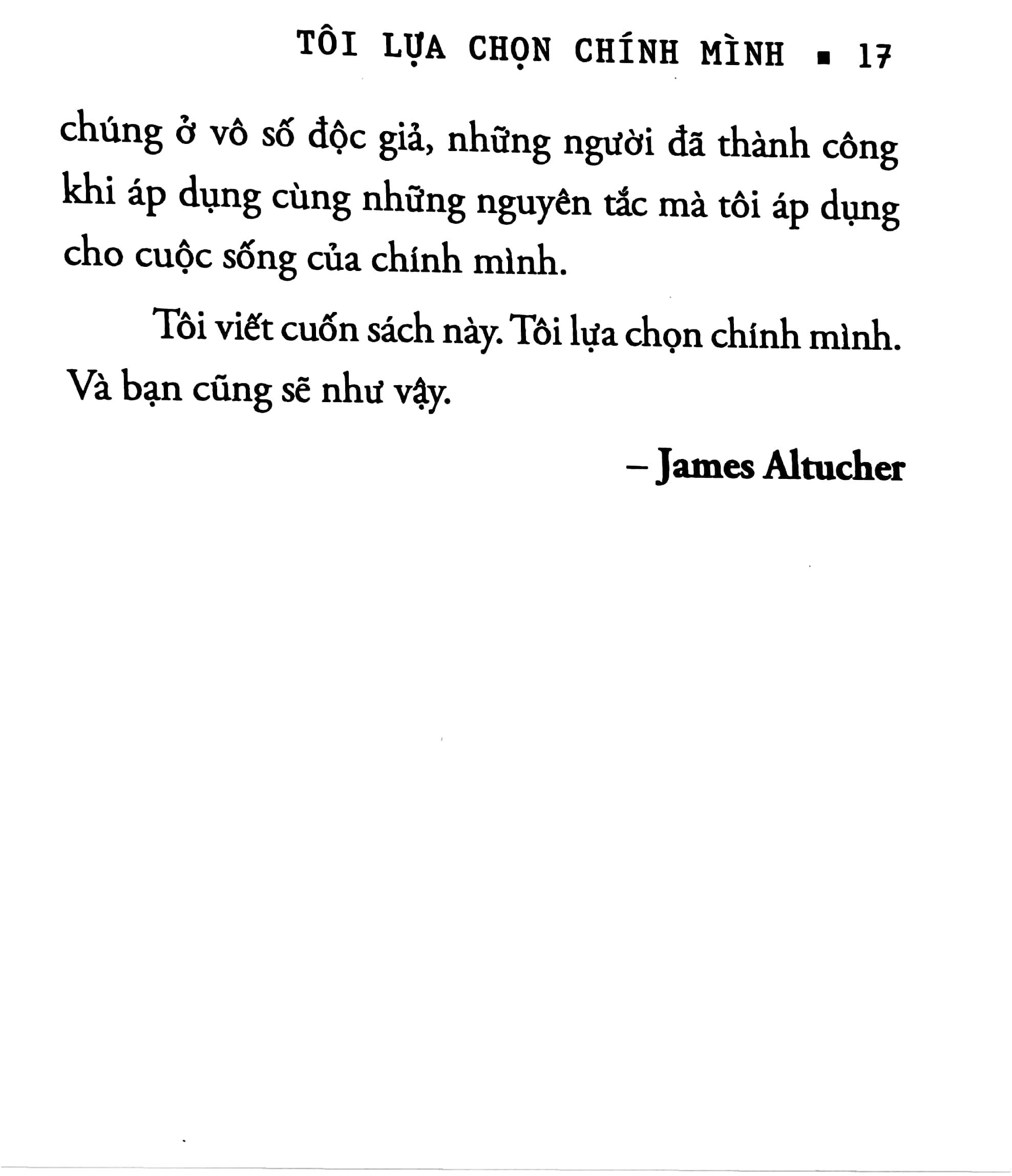 Tôi Lựa Chọn Chính Mình (Tái Bản 2018)