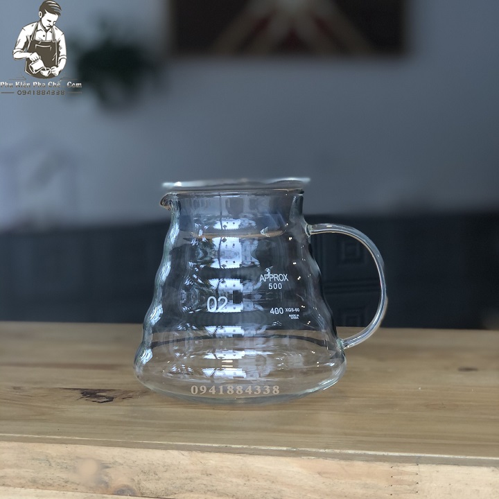 Bộ Bình Pha Cà Phê Drip Coffee V60 600ML