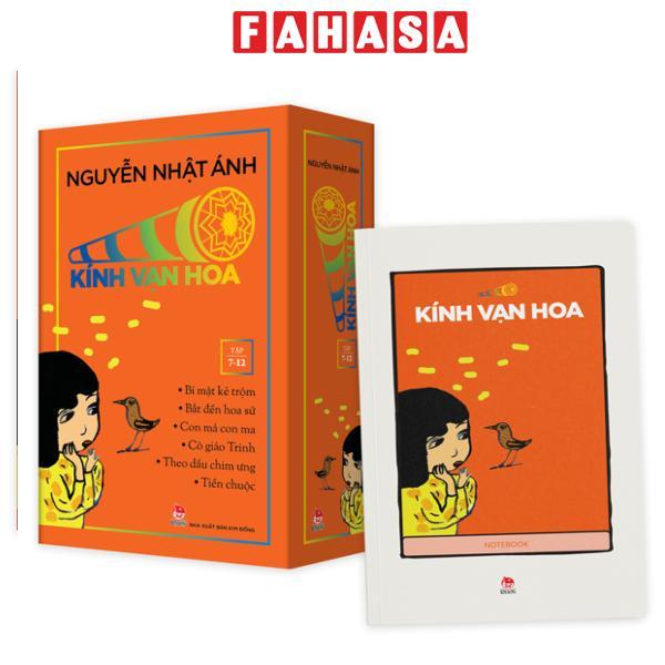 Sách - Boxset Kính Vạn Hoa - Bộ Kỉ Niệm 30 Năm: Tập 7 - 12 (Hộp 6 Tập) - Tặng Kèm Sổ Tay Kính Vạn Hoa