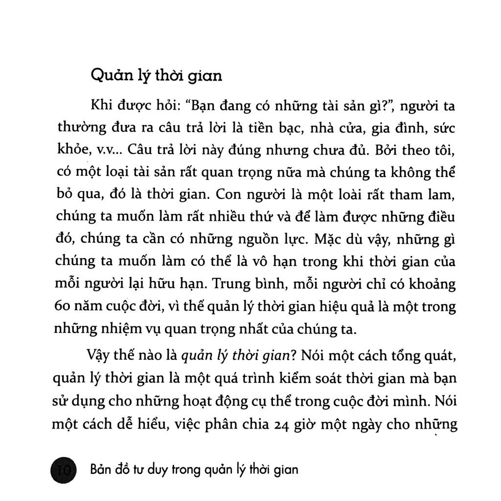 Bản Đồ Tư Duy Trong Quản Lý Thời Gian (Tái Bản Mới Nhất) - Bản Quyền