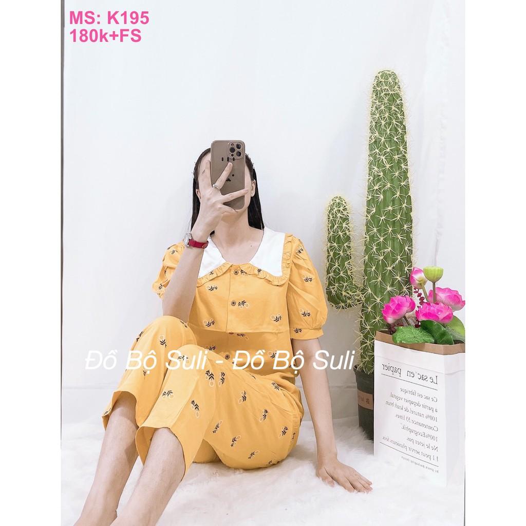 Đồ Mặc Nhà Dài Lụa Nhật Cao Cấp Họa Tiết Bông - Bền, Đẹp, Dễ Thương