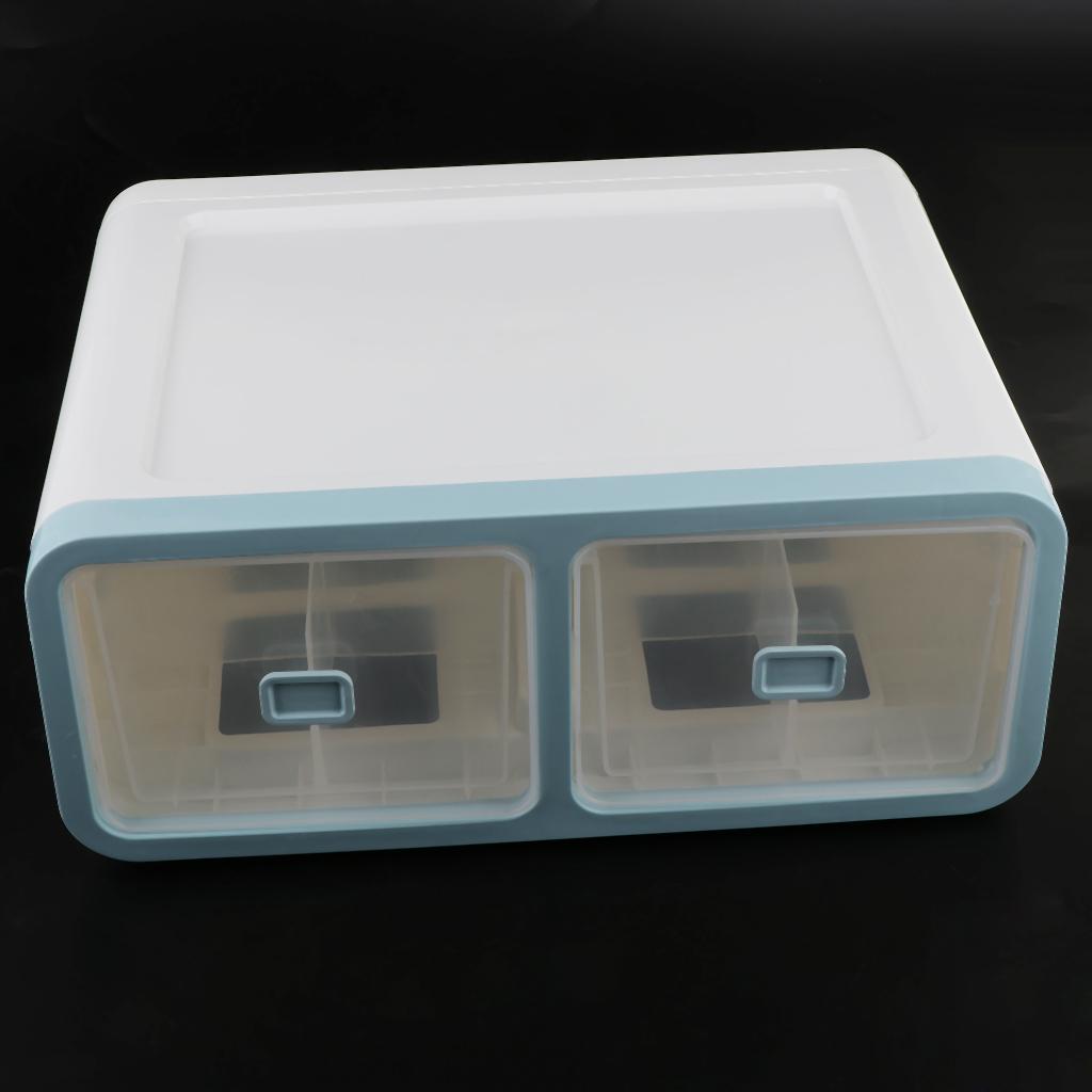 12 Grids Plastic Dustproof Storage Box for Underwear Socks Bra