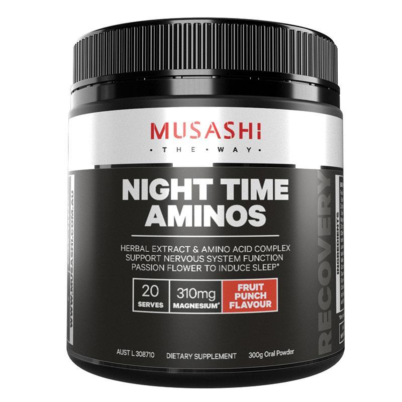 Musashi Night Time Aminos Fruit Punch 300g