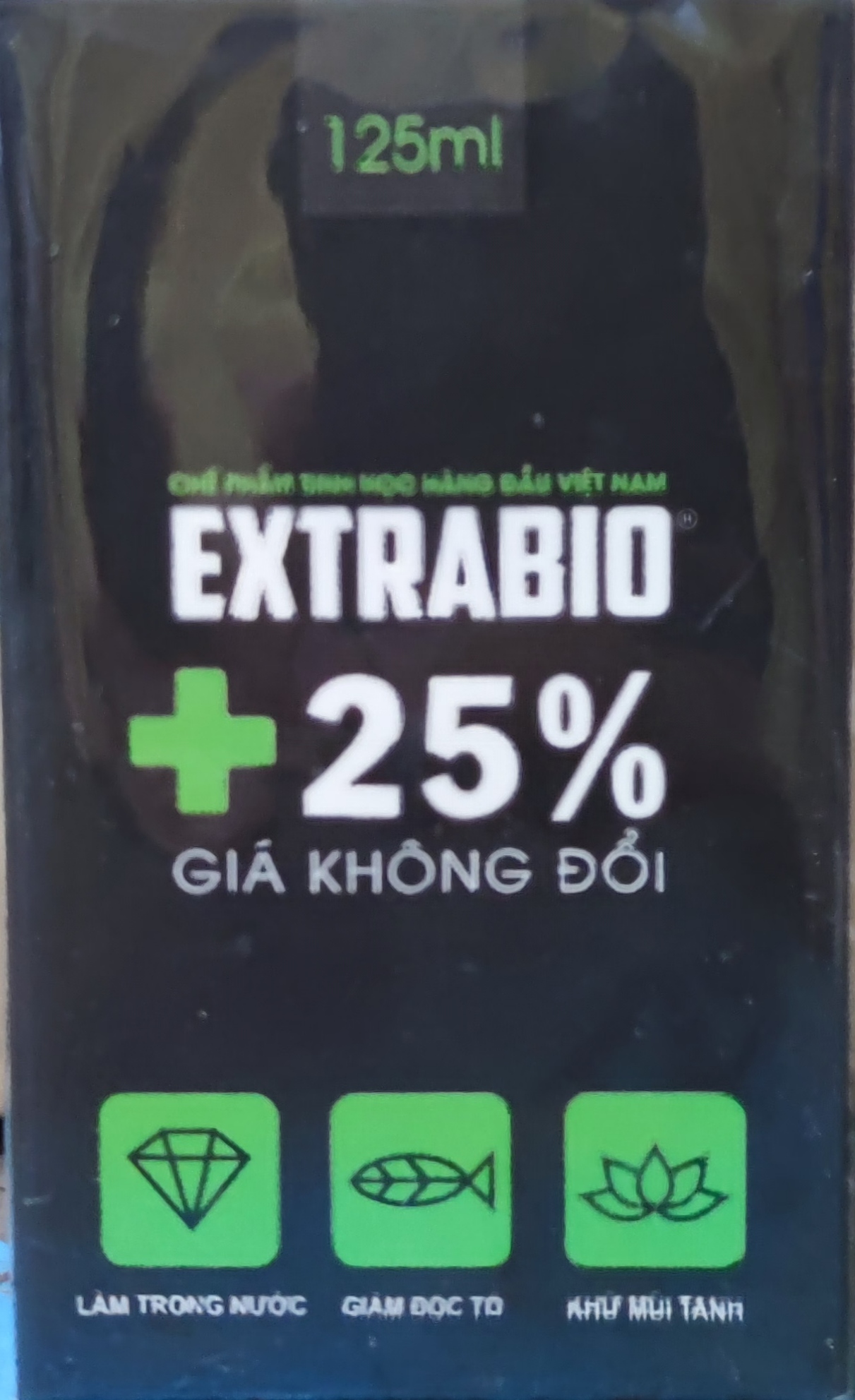 Vi Sinh Làm Trong Nước Bể Cá Cảnh Extra Bio 125ml