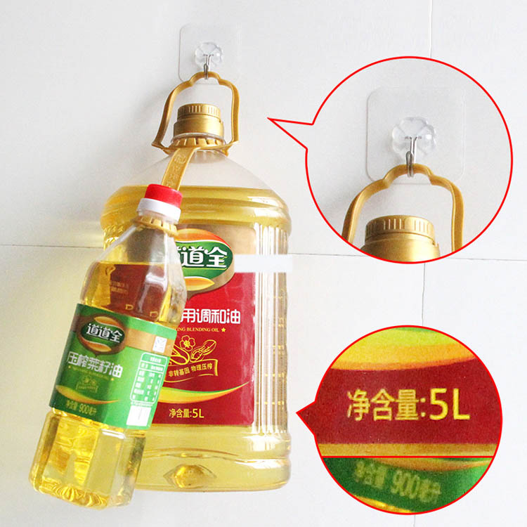 Combo 20 móc dính trong suốt siêu chịu lực GS00456