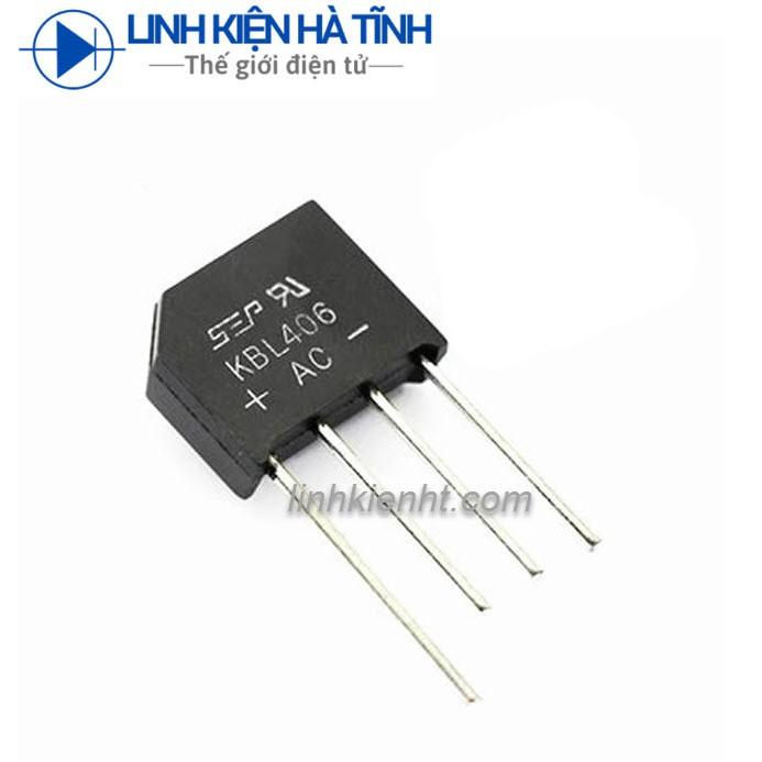 CẦU ĐI ỐT 4A CẦU CHỈNH LƯU 4A KBL406 4A 600V CẦU DIODE