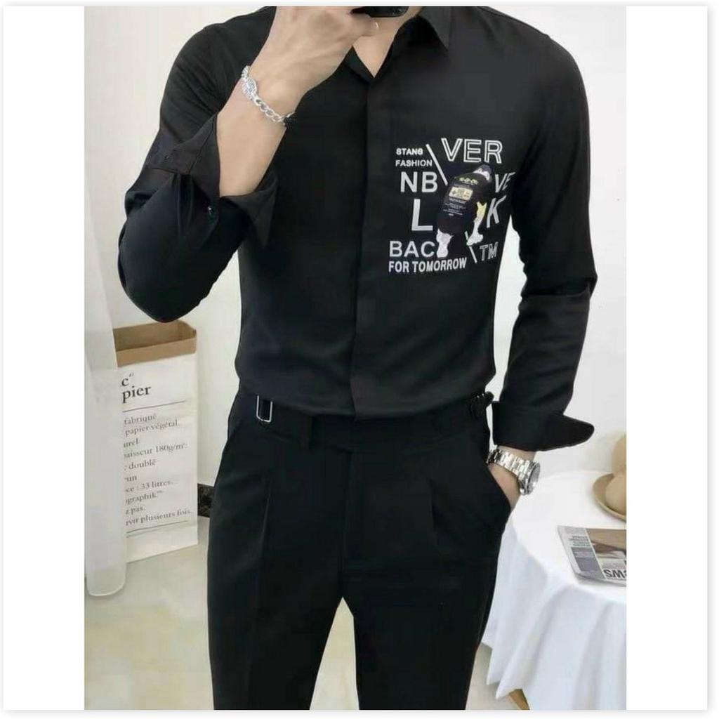 Áo sơ mi in thêu DÀI TAY PHONG CÁCH , HOTTREND LỊCH LÃM MẪU MỚI NHẤT HIỆN NAY