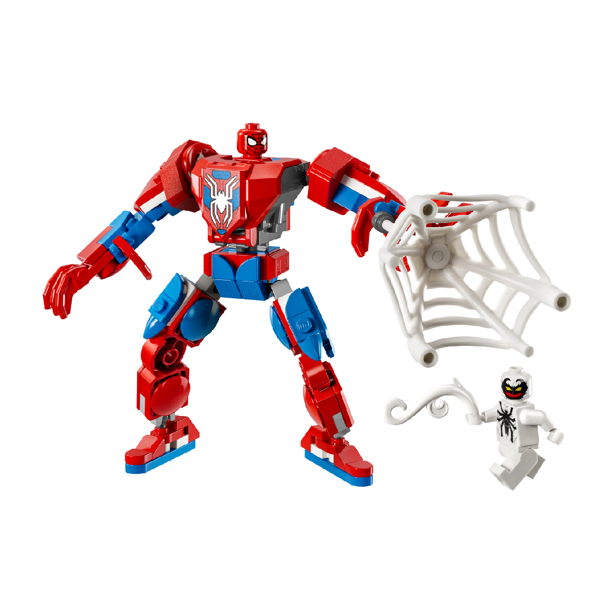 LEGO SUPERHEROES 76308 Đồ Chơi Lắp Ráp Robot Người Nhện Đại Chiến Antin-Venom (107 chi tiết)