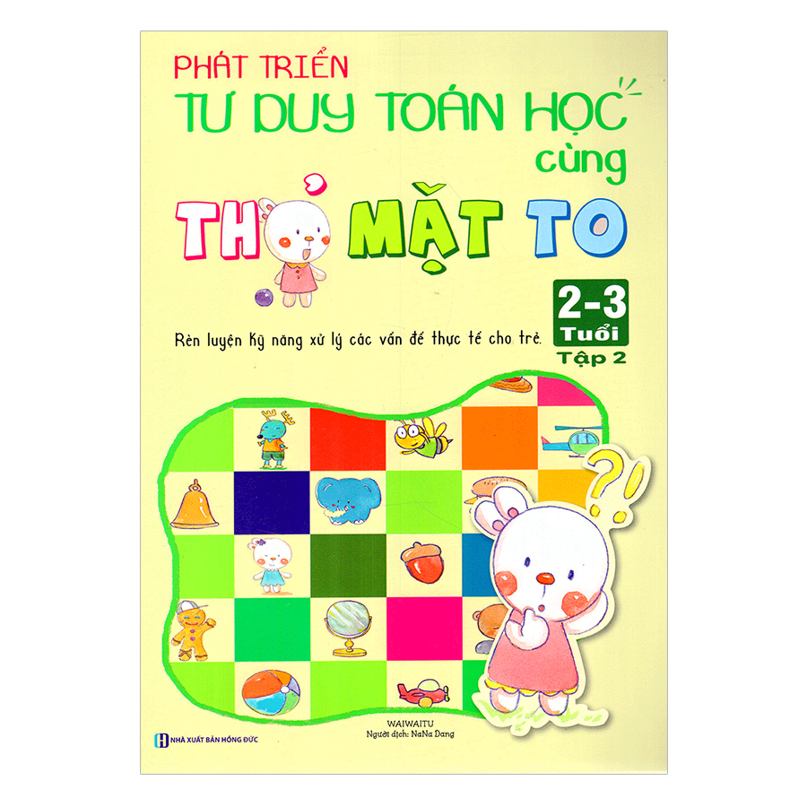 Combo Sách Phát Triển Tư Duy Toán Học Cùng Thỏ Mặt To 2-3 Tuổi (Trọn Bộ 5 Cuốn)