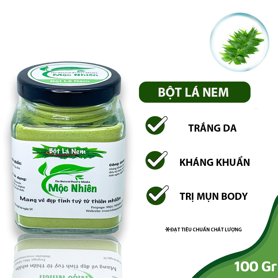 Bột lá nem Mộc Nhiên 100% nguyên chất (100g