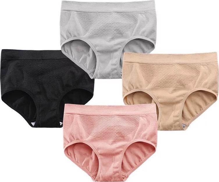 Set 4 Quần Lót Nữ Nâng Mông Thông Hơi Kháng Khuẩn QL01