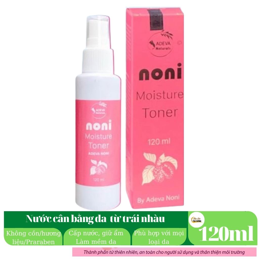 Toner - Nước Cân Bằng Da ADEVA Noni - Xịt khoáng từ trái nhàu hỗ trợ cấp nước, giữ ẩm, làm mềm da, săn chắc làn da bạn. Không cồn, không hương liệu, không paraben