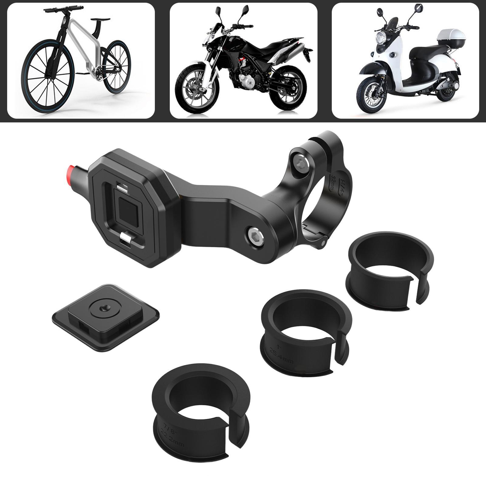 Bike Phone Mount, Motorcycle Phone Mount 360° Rotation Quick Mount Motorcycle Handlebar Phone Holder Mount for Bike Motorcycle