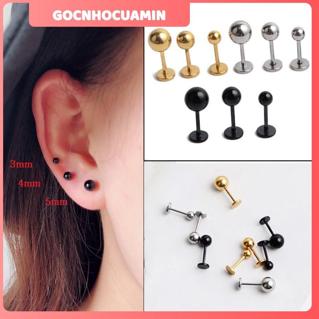 Bông tai khuyên tròn mới siêu cá tính phong cách hàn