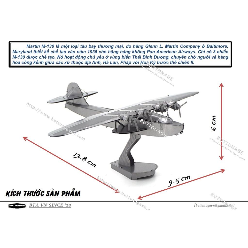 Mô Hình Lắp Ráp 3d Máy Bay Thủy Phi Cơ Martin M-130