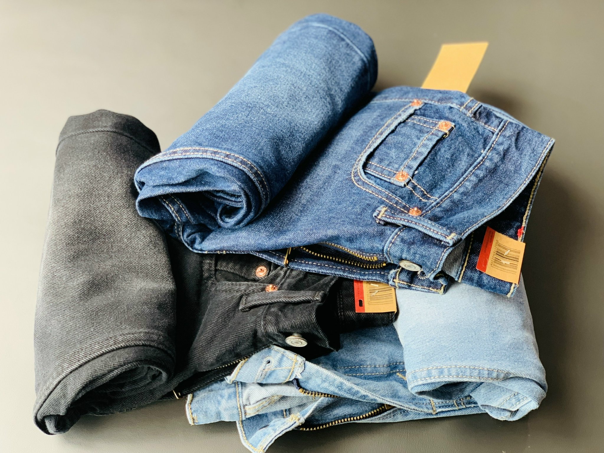 Quần Jeans Nam Chất Vải Cotton 100% Không Xù, Co Giãn Nhẹ, Form Suông Mặc Thoải Mái - JL-03