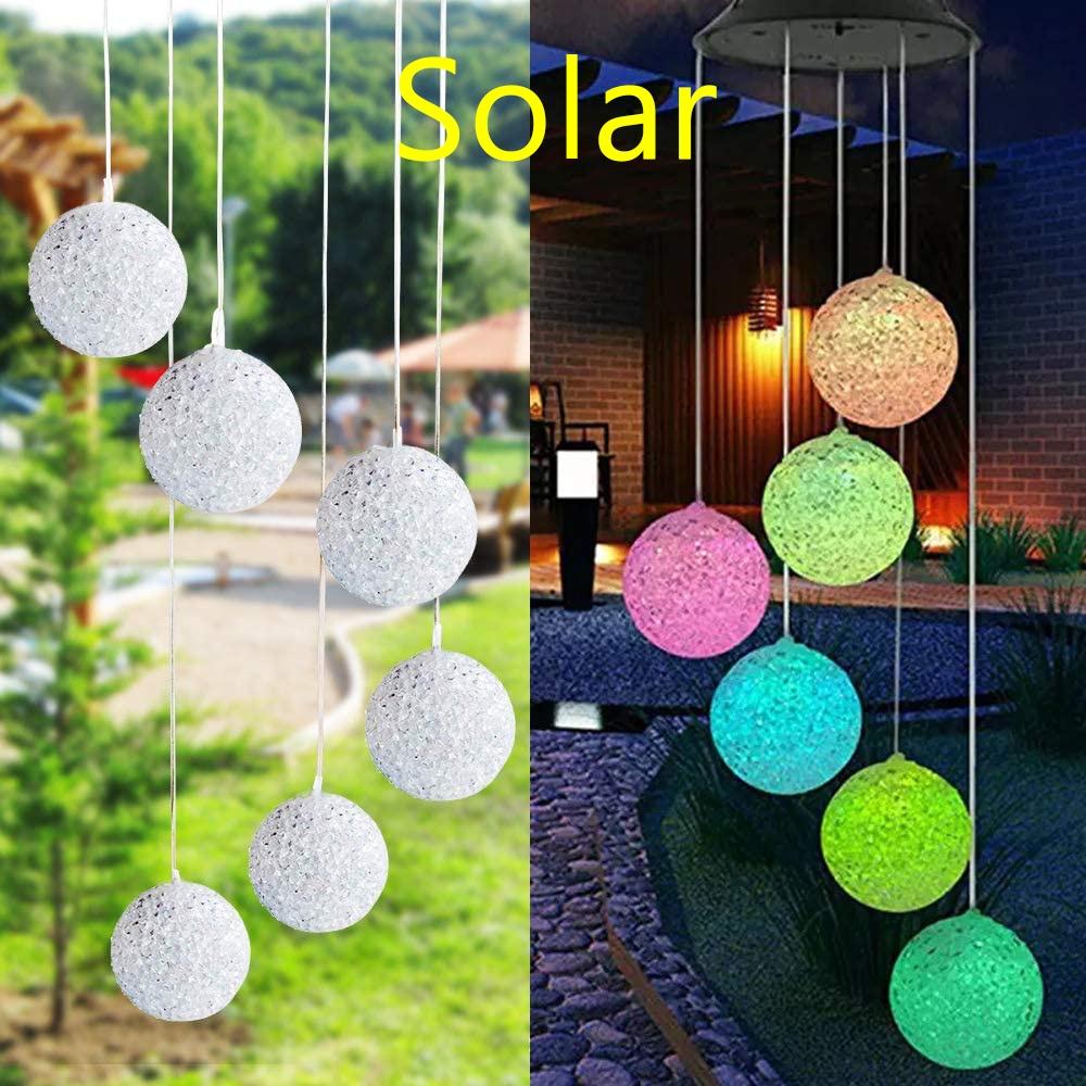 Đèn Treo Trang Trí Sân Vườn Sử Dụng Năng Lượng Mặt Trời Nhiều Màu Sắc