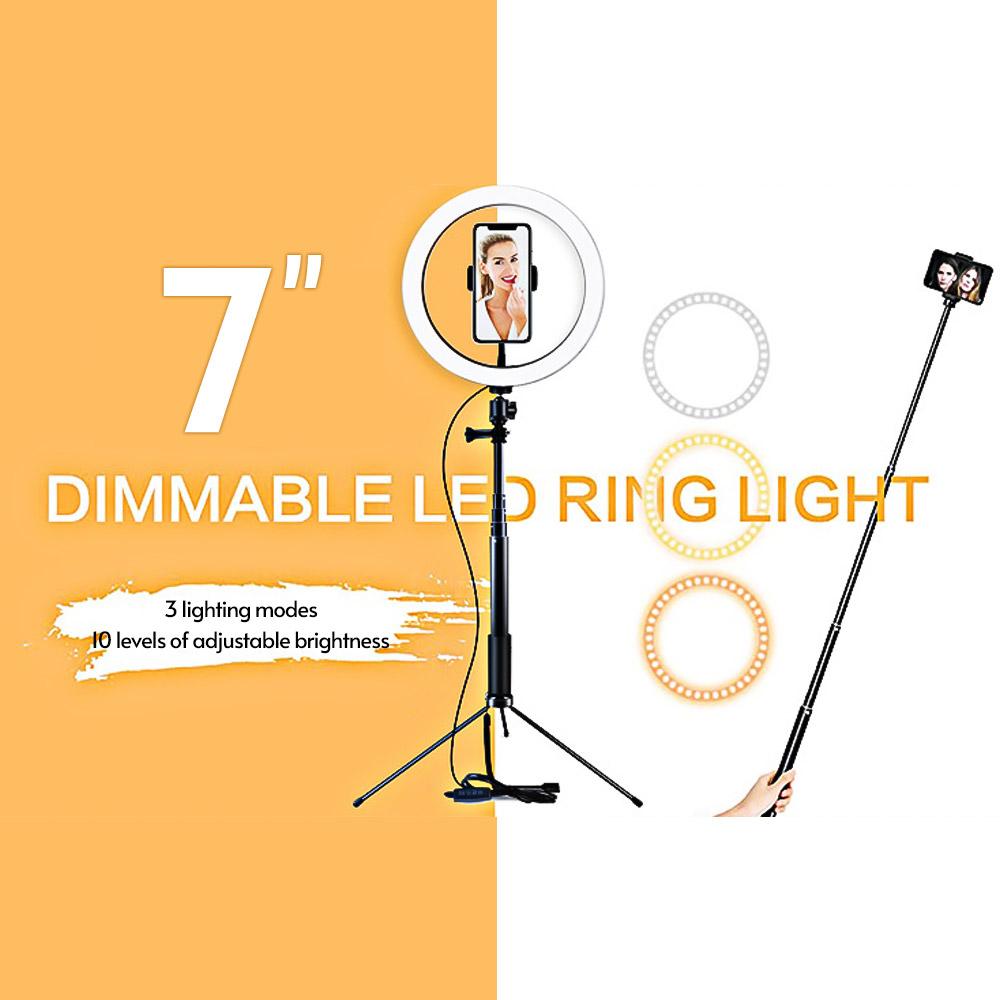 Vòng ánh sáng LED lấp đầy 26cm ánh sáng lấp đầy để chụp ảnh Trang điểm phát trực tiếp