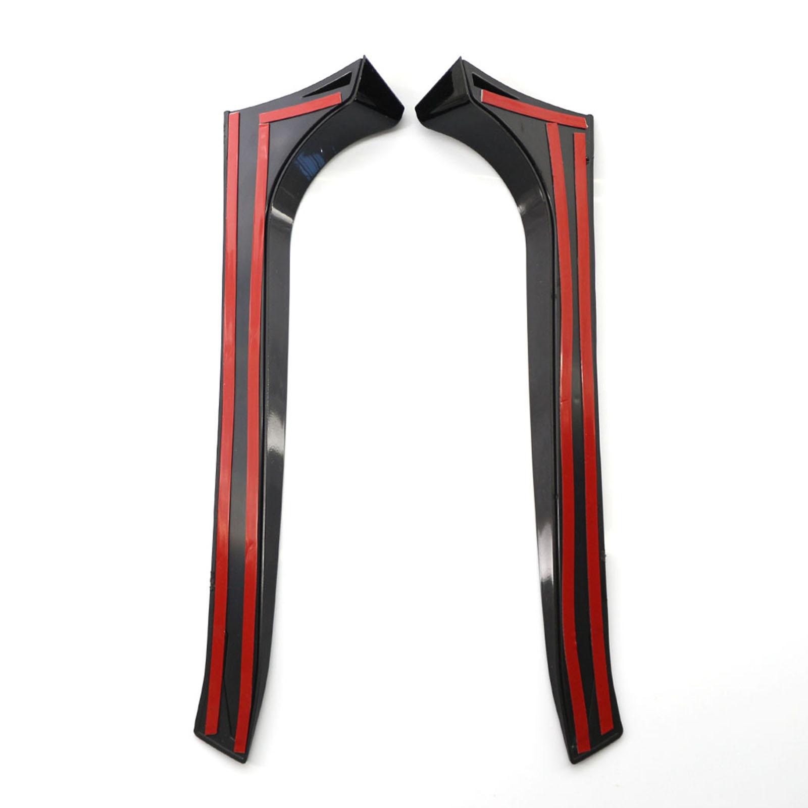 2Pcs Rear Roof Window Side Spoiler Wing Custom Parts for VW Golf 6 GTI