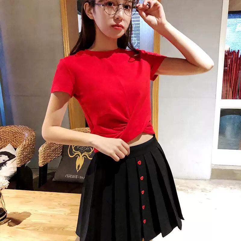 Áo croptop nữ xoắn ngực siêu đẹp