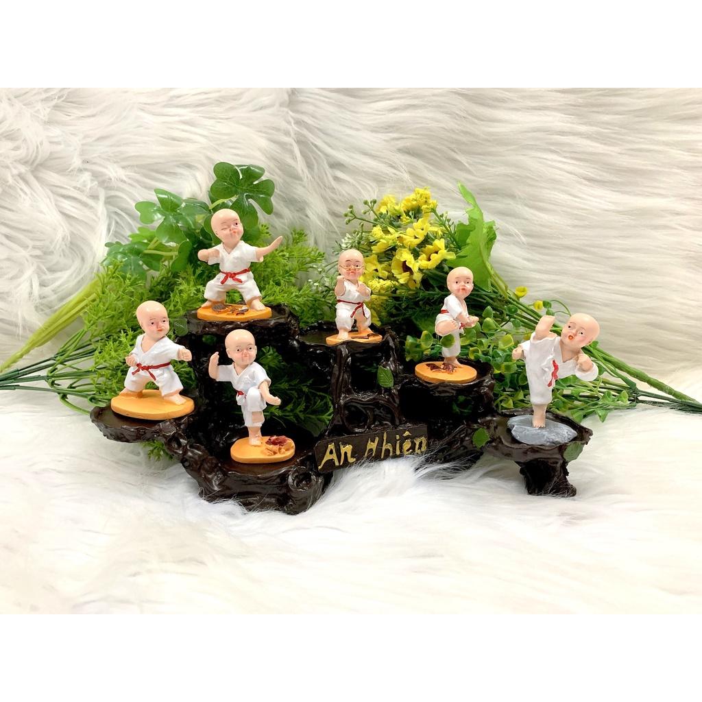 Full Set bộ 6 tượng Karate kèm đế tượng 6 chân An Nhiên