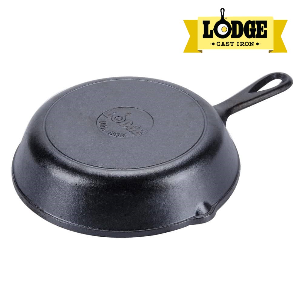 Chính hãng LOGDE - MỸ] Chảo gang đúc chính hãng Lodge 23 cm - L6SK3. Chảo dùng nướng, chiên, xào, áp chảo thực phẩm