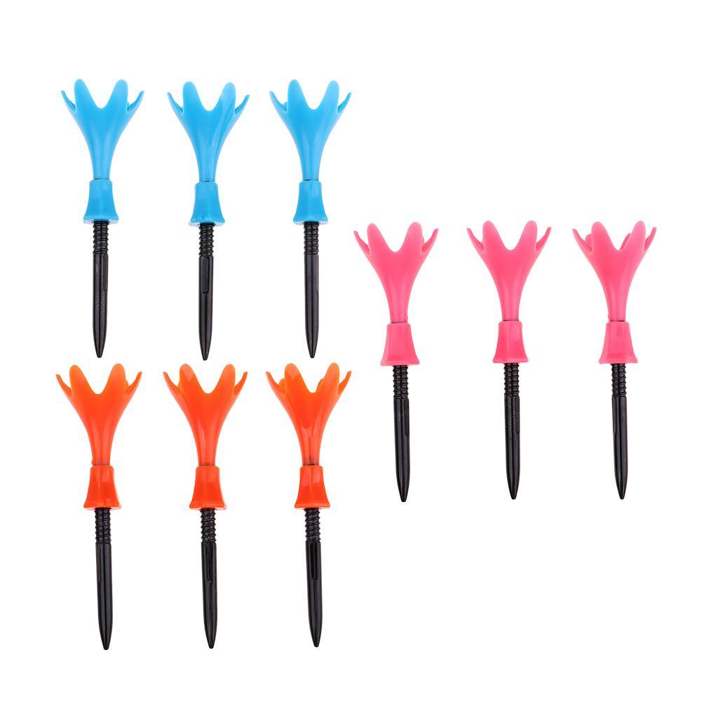 2x 3Pcs Premium  Rotatable Golf Professional Tees  Exercise Accessories