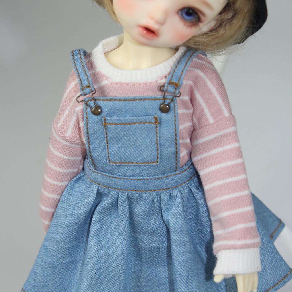 Casual Long Sleeve Sweater Top Clothes for 1/6 BJD Doll Outfits
