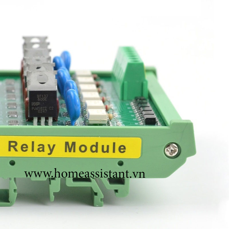 Module Relay Bán Dẫn Rơ Le Rắn SSR 8A 220V Cho PLC Arduino ESP BMZ04-AC