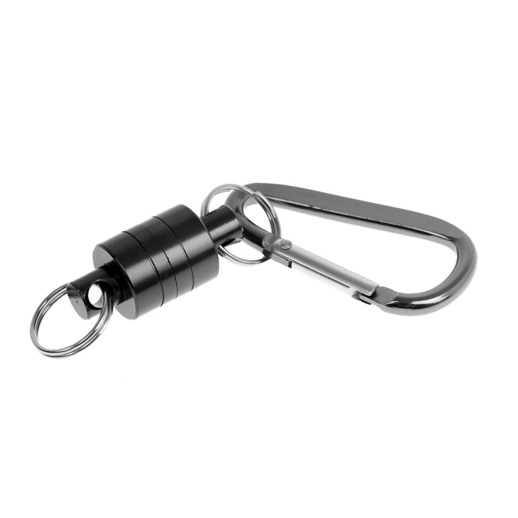 Magnetic Fly Landing Net Release Net Holder Net Fishing Net Release Gray