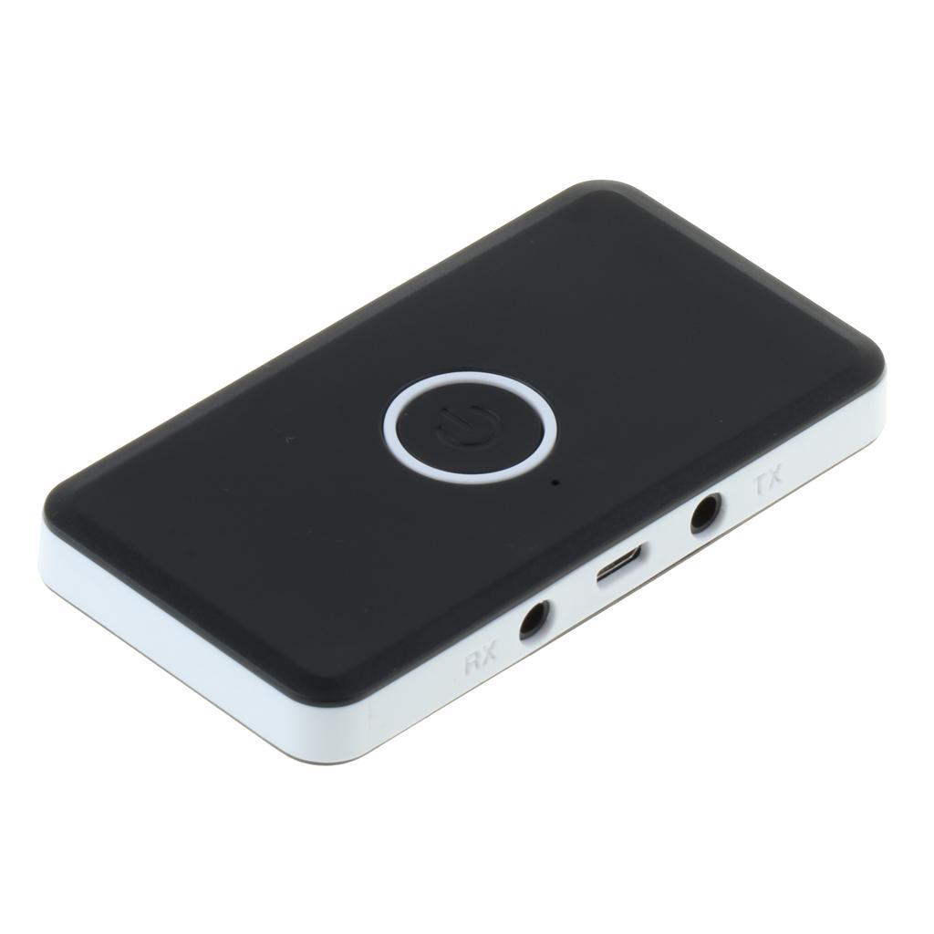 2 in 1 Audio Adapter Transmitter/Receiver with Micro USB Black