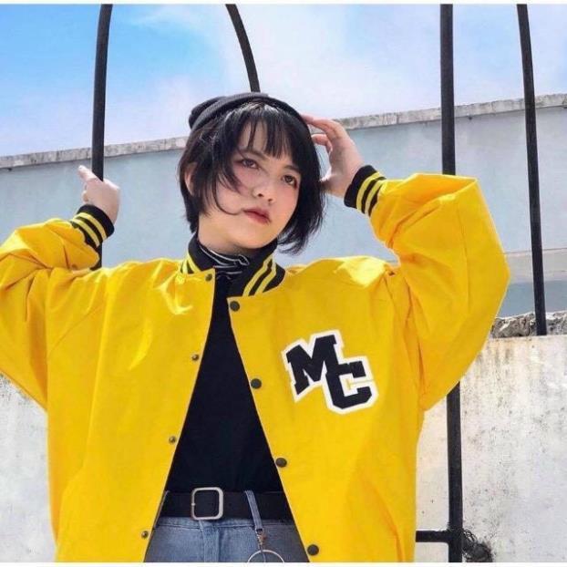 Áo Khoác Dù BOMBER Bóng Chày Dáng unisex form rộng phong cách ulzzang chống nắng tốt