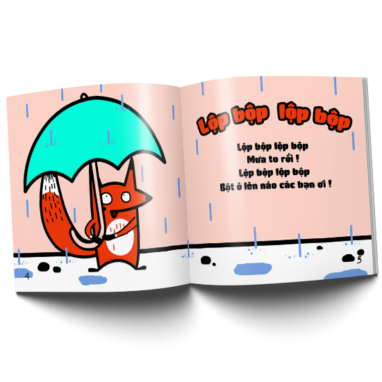 Bộ Sách Ehon 9 Cuốn Âm Thanh Quanh bé - Âm Thanh Cáo Ken - Thật Bất Ngờ - Dành Cho Bé Từ 0 Đến 6 Tuổi