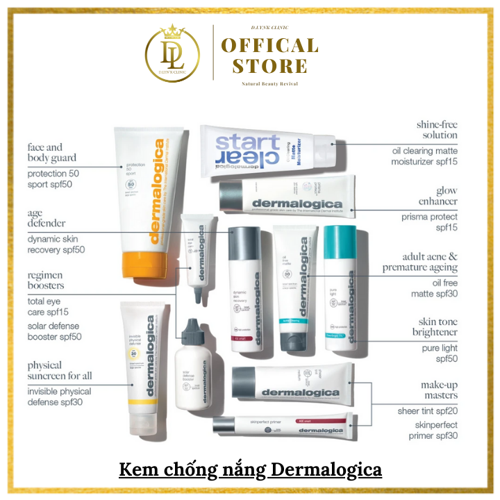 Kem chống nắng vật lý giúp vùng da cổ luôn săn chắc Dermalogica Physical Invisible Defense SPF30 50ml