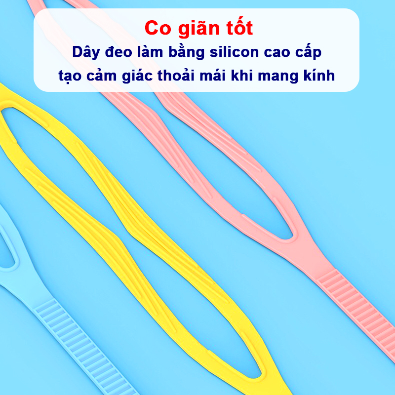 Kính bơi trẻ em 4-12 tuổi cao cấp Baby-S, Kính bơi cho bé góc nhìn rộng nhiều màu sắc tươi sáng - SKB008