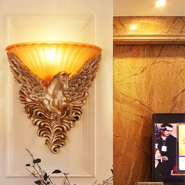 Đèn ốp tường phòng ngủ, cầu thang, kèm bóng led