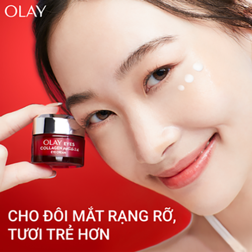 Kem Mắt OLAY Collagen Peptide 24 Tái Tạo Da Căng Bóng 15ml