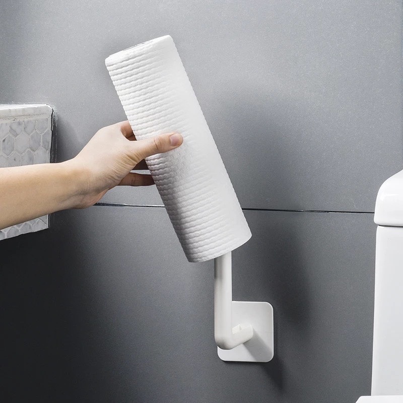 Móc treo cuộn giấy vệ sinh dán tường tiện dụng
