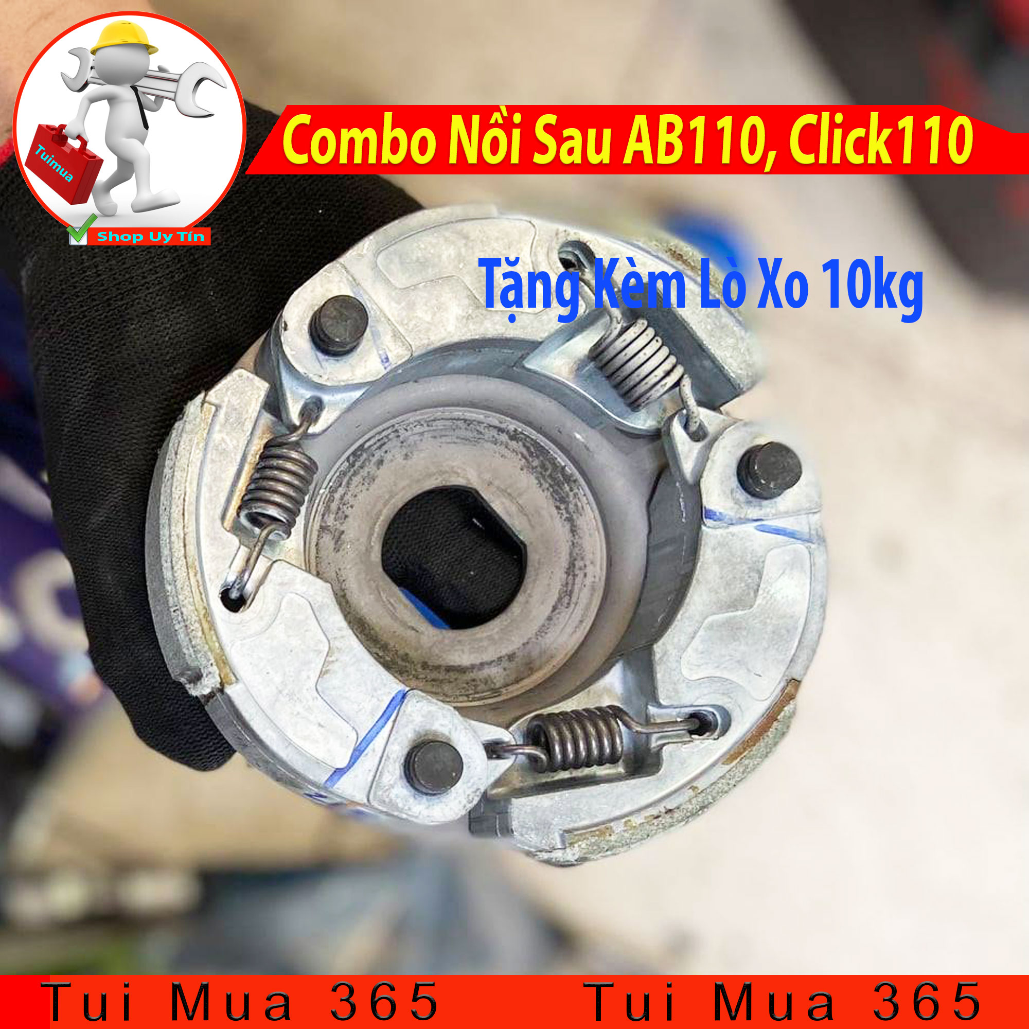 BỘ NỒI SAU DÀNH CHO XE HONDA AIRBLADE 110CC, CLICK, LEAD110