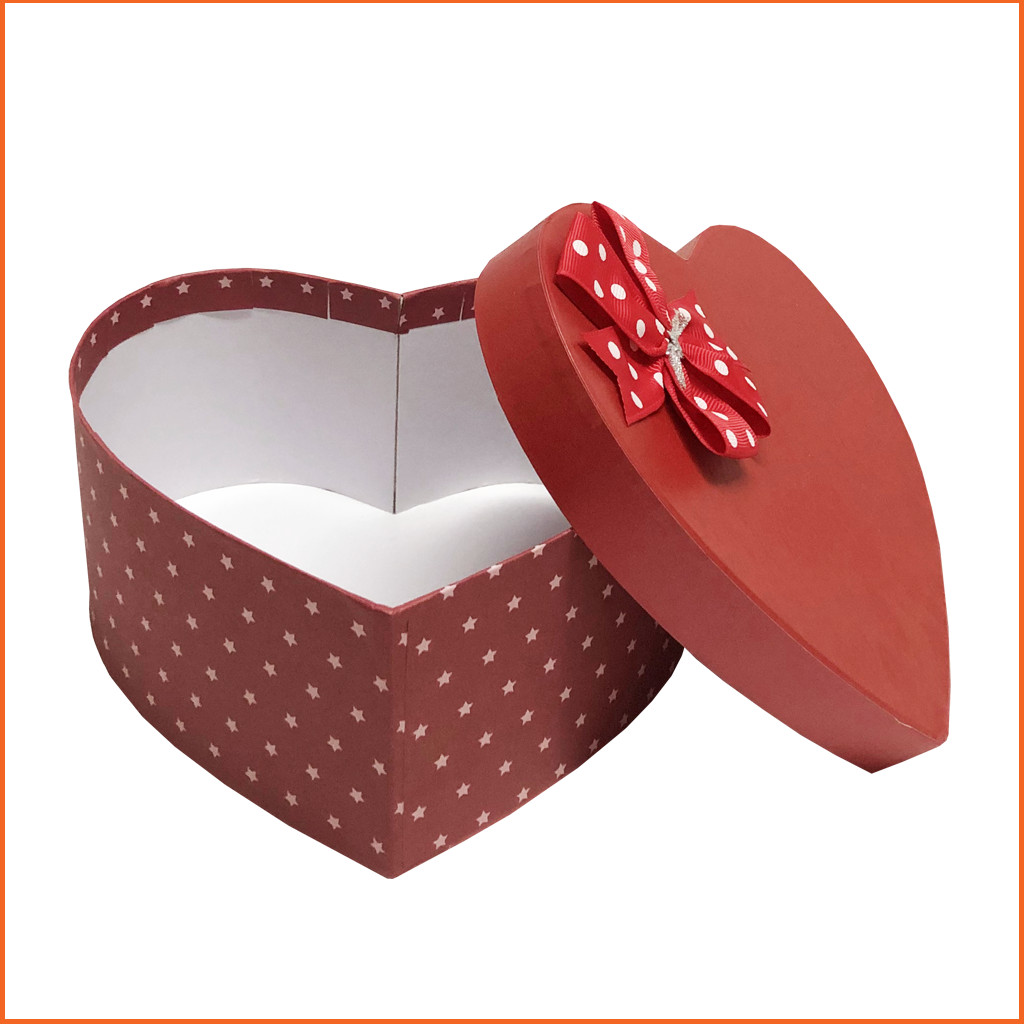 Hộp quà Tim TI051 - 19,5 x 9,5 cm - Giao màu ngẫu nhiên