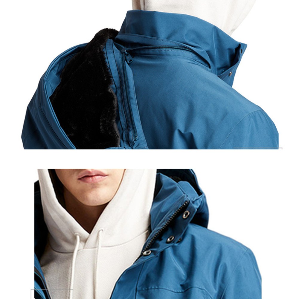 TIMBERLAND Áo Khoác Mùa Đông Nam AF Eco City - WP 3in1 Jacket with Dryvent Majolica Blue TB0A42Q2JR