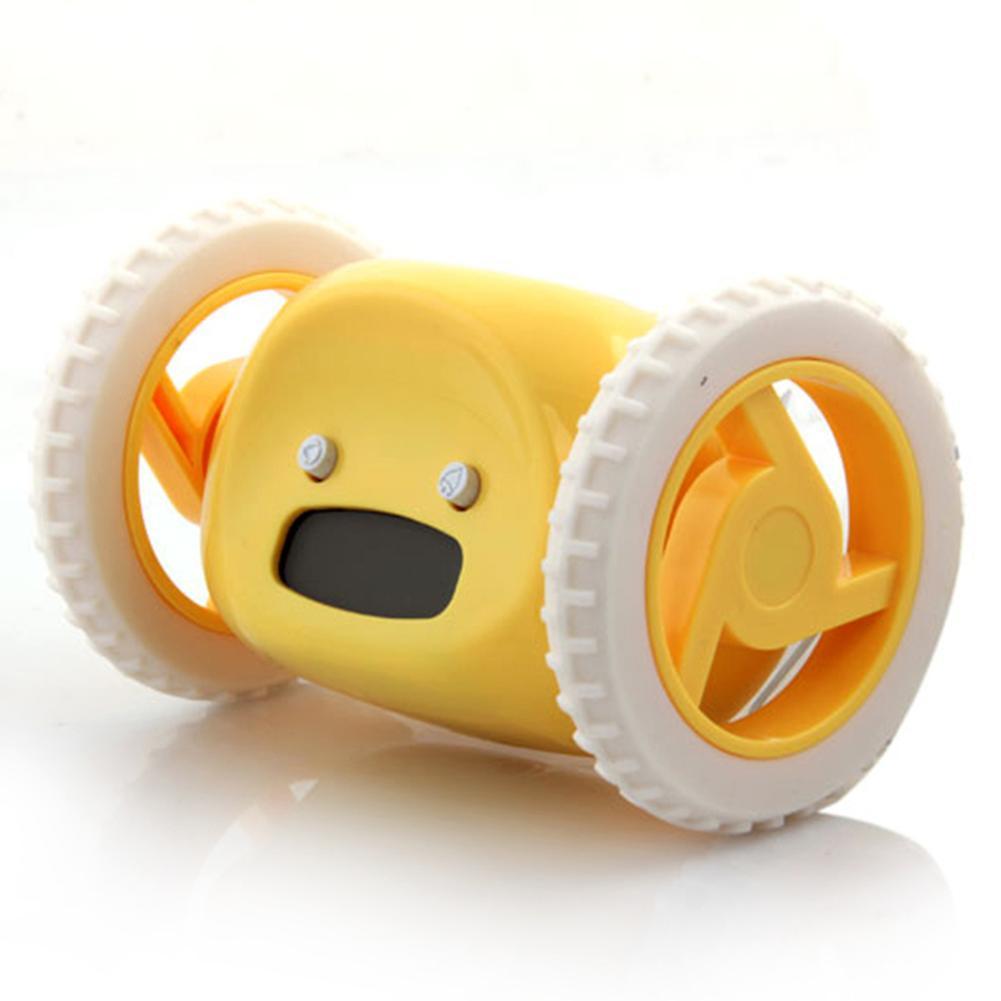 Đồng hồ báo thức đang chạy sáng tạo, trốn thoát, đồng hồ báo thức lười biếng, đánh thức mạnh mẽ