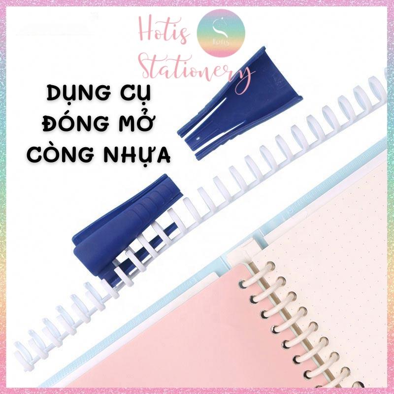 Dụng cụ đóng mở còng nhựa binder sổ gáy còng nhựa thao tác nhanh chóng