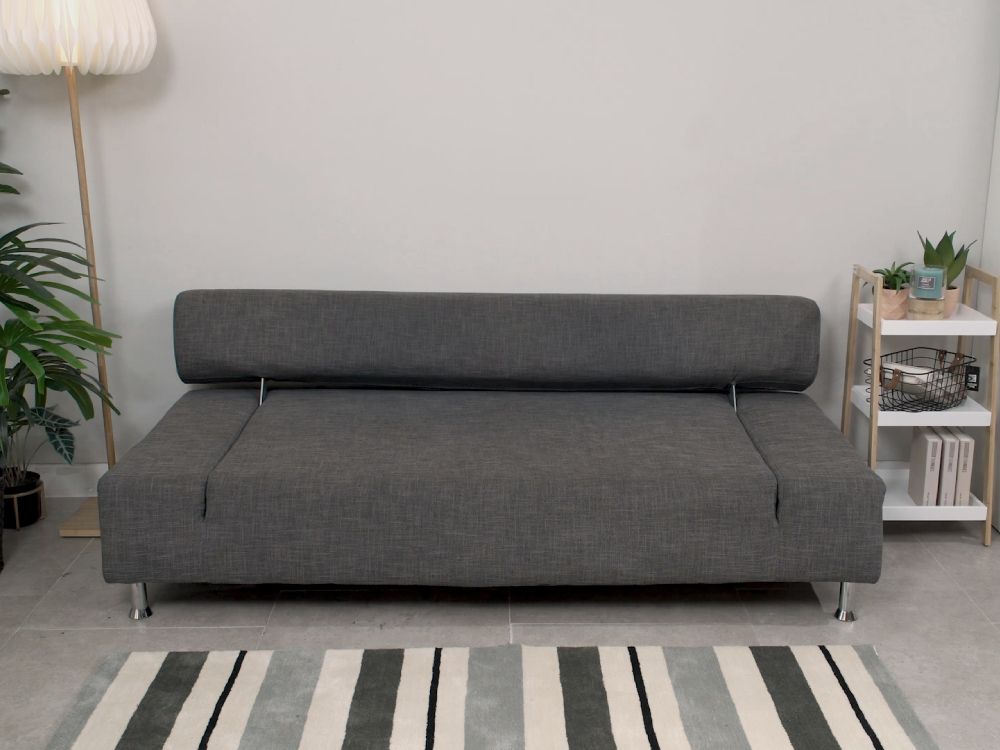 Sofa Giường NAOMI/P Màu Xám Đậm Index Living Mall