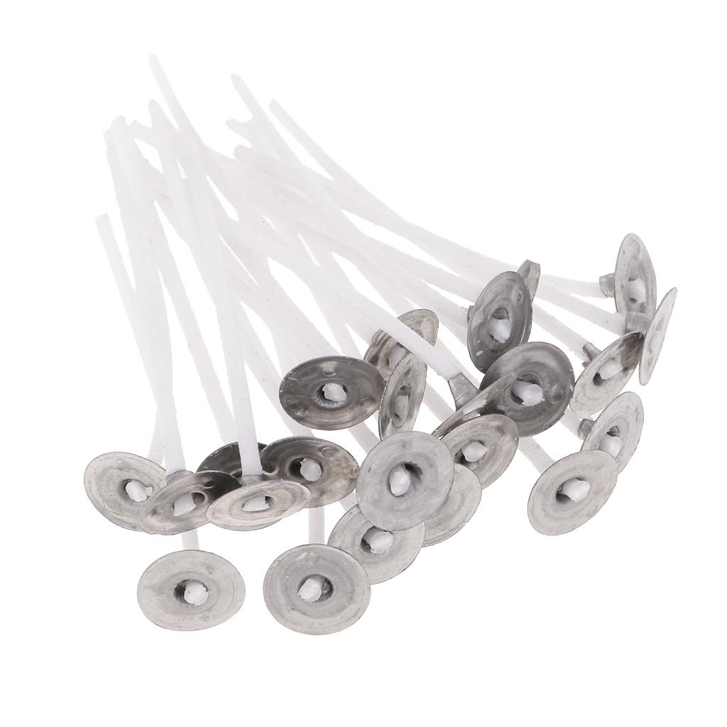 100 Pieces Pure White Cotton Candle Wicks For Home Candle Making