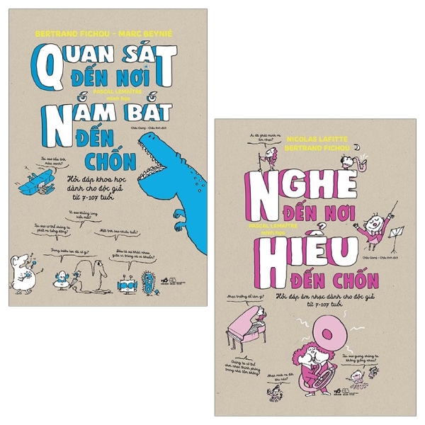 Combo Nghe Đến Nơi, Hiểu Đến Chốn + Quan Sát Đến Nơi, Nắm Bắt Đến Chốn (Bộ 2 Cuốn)