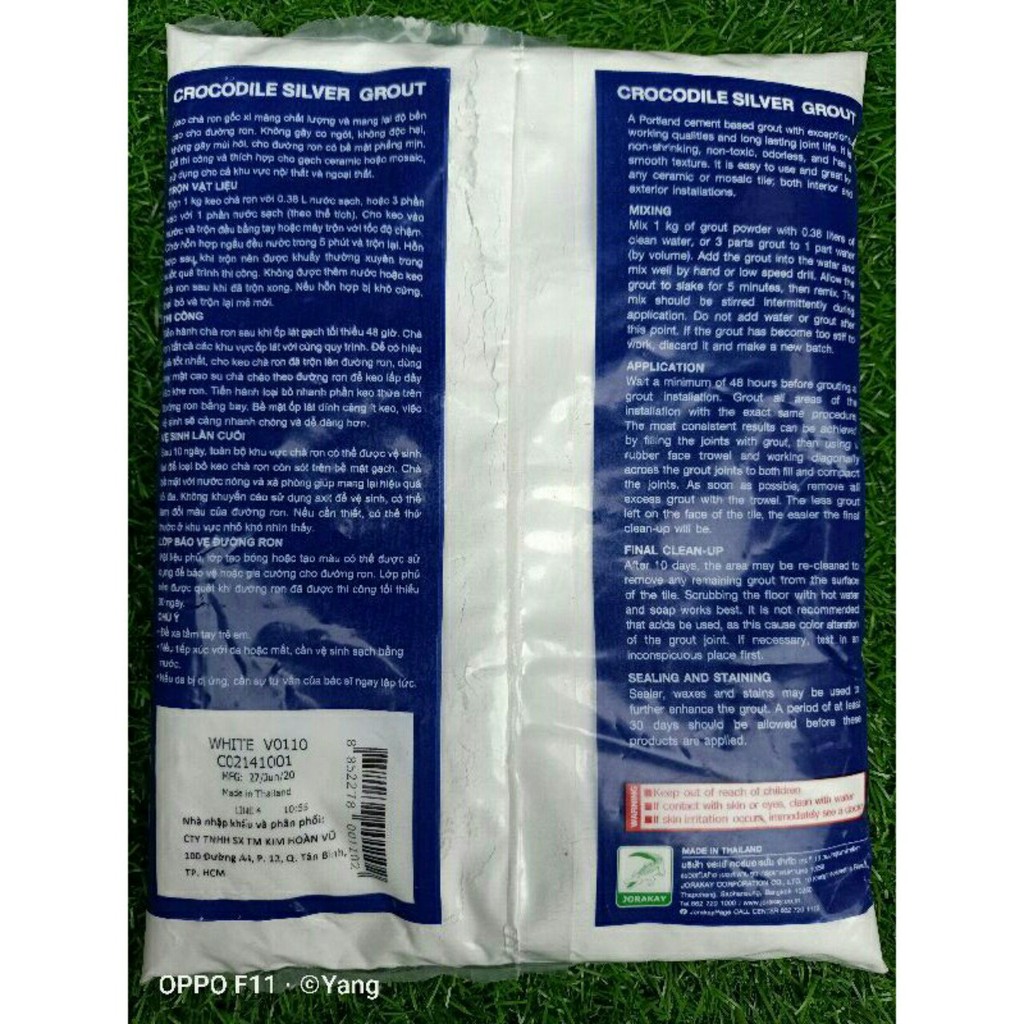 Bột ron gạch Thái cao cấp chuyên dụng