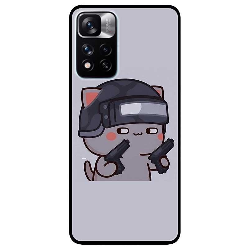 Ốp lưng dành cho Xiaomi Redmi Note 11 Pro 5G - Mèo Xám Đội Nón