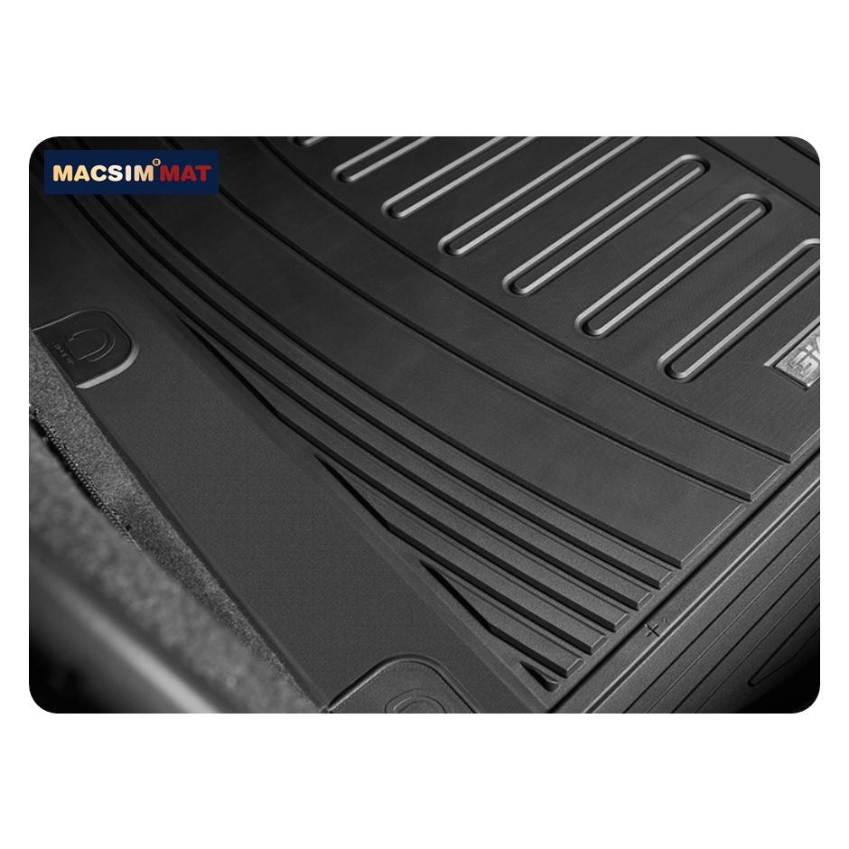 Hình ảnh Thảm lót cốp xe ô tô Audi A3 2014 - 2020 nhãn hiệu Macsim 3W chất liệu TPE cao cấp màu đen